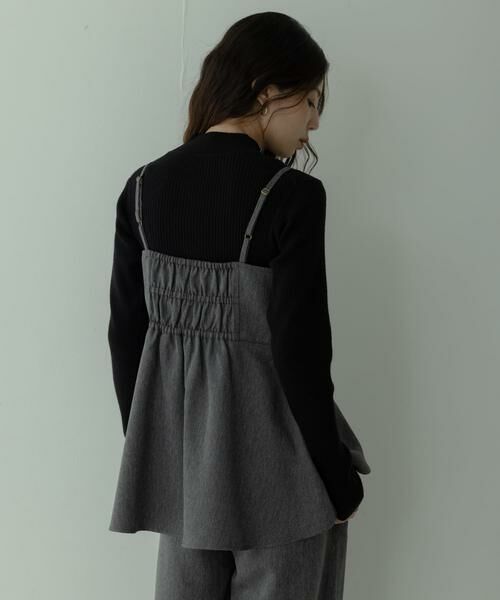 Sonny Label / サニーレーベル サロペット・オールインワン | ヘリンボーンキャミ×パンツセットアップ | 詳細13