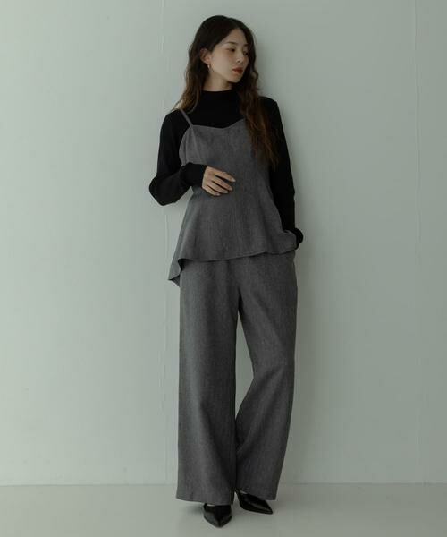 Sonny Label / サニーレーベル サロペット・オールインワン | ヘリンボーンキャミ×パンツセットアップ | 詳細17