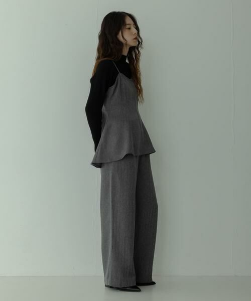 Sonny Label / サニーレーベル サロペット・オールインワン | ヘリンボーンキャミ×パンツセットアップ | 詳細18