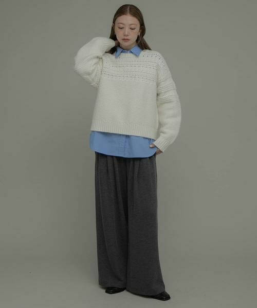 Sonny Label / サニーレーベル その他パンツ | カットタックイージーパンツ | 詳細14