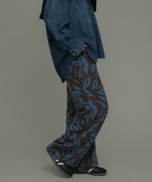 Sonny Label / サニーレーベル その他パンツ | ニュアンスプリントイージーパンツ | 詳細2