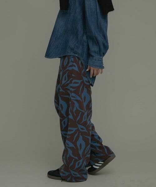 Sonny Label / サニーレーベル その他パンツ | ニュアンスプリントイージーパンツ | 詳細3