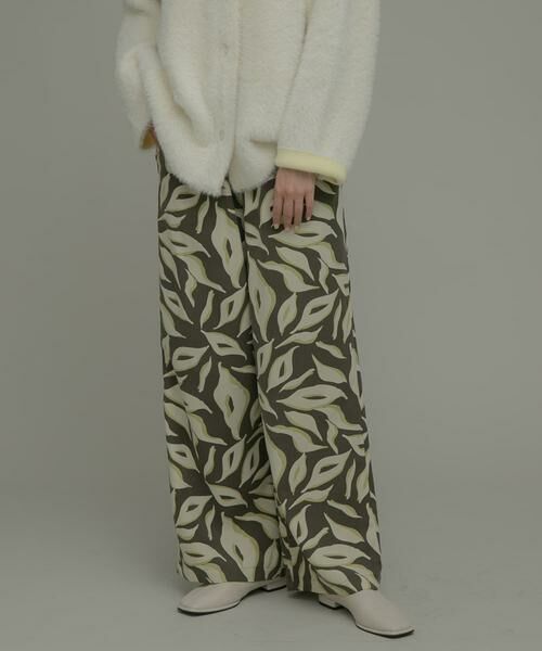 Sonny Label / サニーレーベル その他パンツ | ニュアンスプリントイージーパンツ | 詳細13