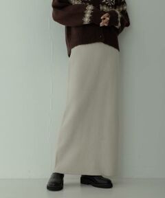 Sonny Label / サニーレーベル スカート | 『WEB限定』『毛玉防止』ミラノリブIラインニットスカート