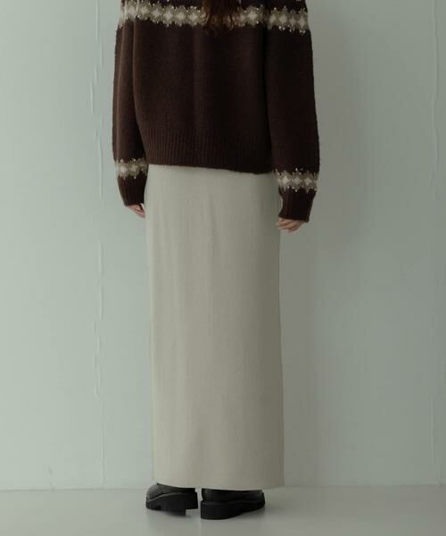 Sonny Label / サニーレーベル スカート | 『WEB限定』『毛玉防止』ミラノリブIラインニットスカート | 詳細4