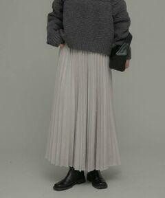 Sonny Label / サニーレーベル スカート | フェイクスウェードプリーツスカート