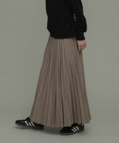 Sonny Label / サニーレーベル スカート | フェイクスウェードプリーツスカート