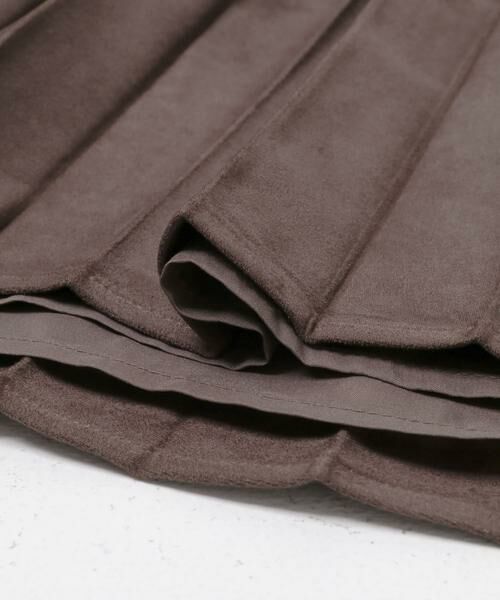 Sonny Label / サニーレーベル スカート | フェイクスウェードプリーツスカート | 詳細12