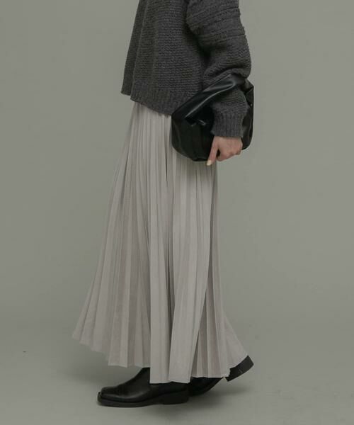 Sonny Label / サニーレーベル スカート | フェイクスウェードプリーツスカート | 詳細16