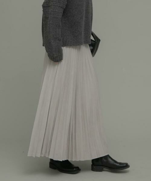 Sonny Label / サニーレーベル スカート | フェイクスウェードプリーツスカート | 詳細17