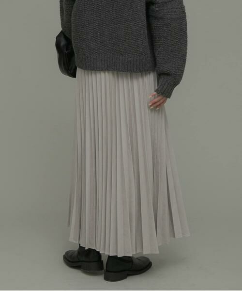 Sonny Label / サニーレーベル スカート | フェイクスウェードプリーツスカート | 詳細18