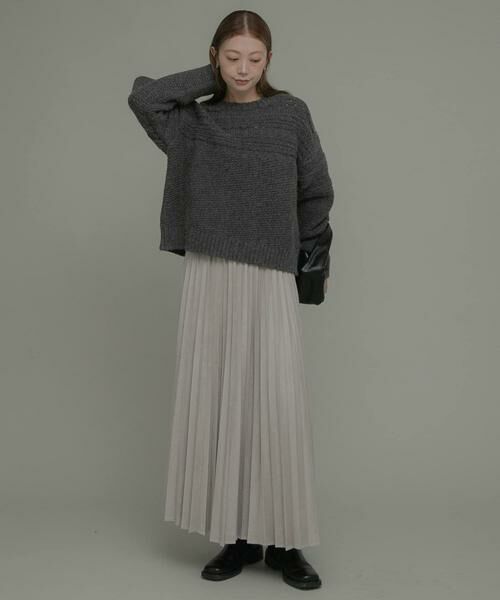 Sonny Label / サニーレーベル スカート | フェイクスウェードプリーツスカート | 詳細19