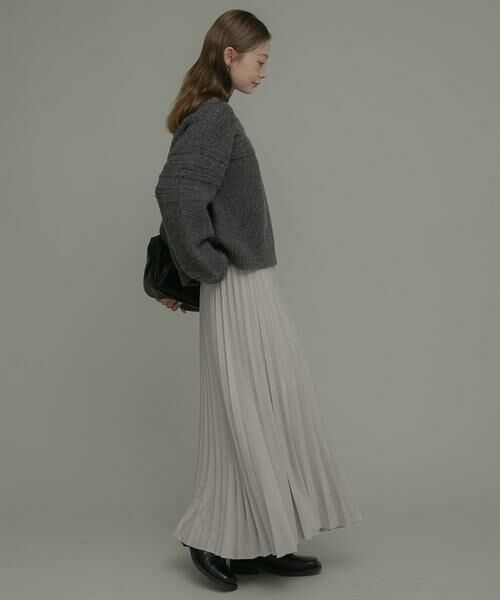 Sonny Label / サニーレーベル スカート | フェイクスウェードプリーツスカート | 詳細20