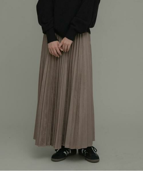 Sonny Label / サニーレーベル スカート | フェイクスウェードプリーツスカート | 詳細24