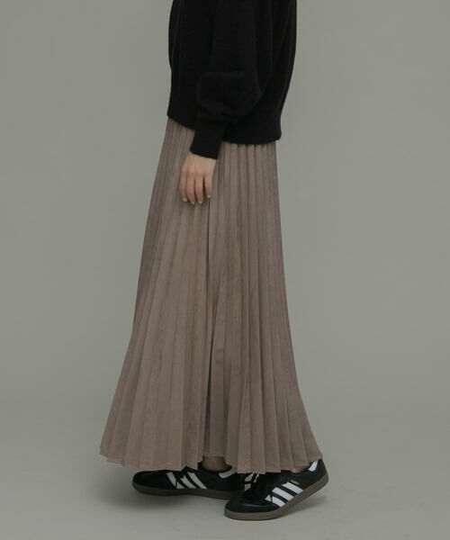 Sonny Label / サニーレーベル スカート | フェイクスウェードプリーツスカート | 詳細26