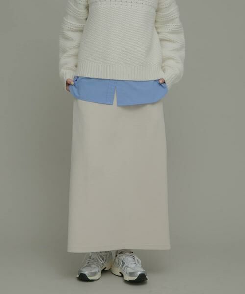 Sonny Label / サニーレーベル スカート | 『UR TECH』蓄熱ジャージーIラインスカート | 詳細1