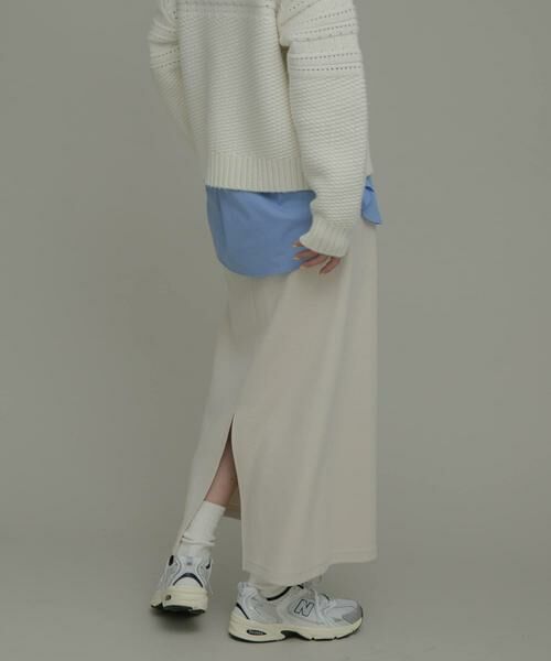 Sonny Label / サニーレーベル スカート | 『UR TECH』蓄熱ジャージーIラインスカート | 詳細3