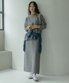 Sonny Label / サニーレーベル ワンピース | 『WEB限定』モックネックニット×スカートセットアップ