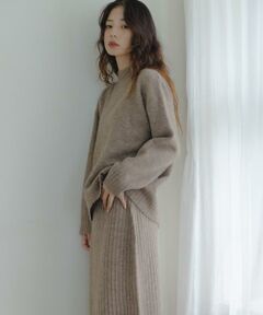 Sonny Label / サニーレーベル ワンピース | 『WEB限定』モックネックニット×スカートセットアップ