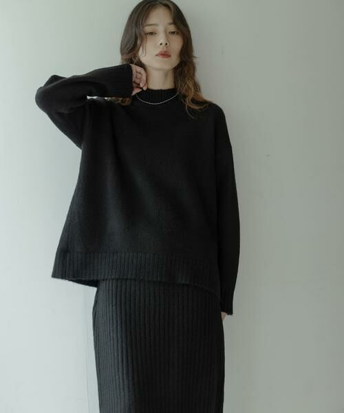 Sonny Label / サニーレーベル ワンピース | 『WEB限定』モックネックニット×スカートセットアップ | 詳細1