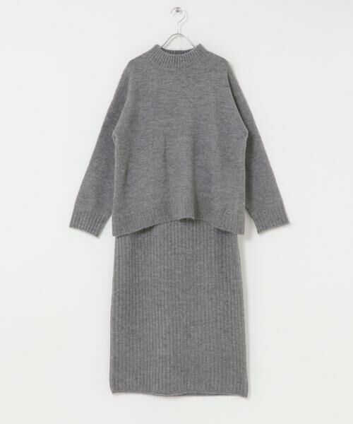 Sonny Label / サニーレーベル ワンピース | 『WEB限定』モックネックニット×スカートセットアップ | 詳細17