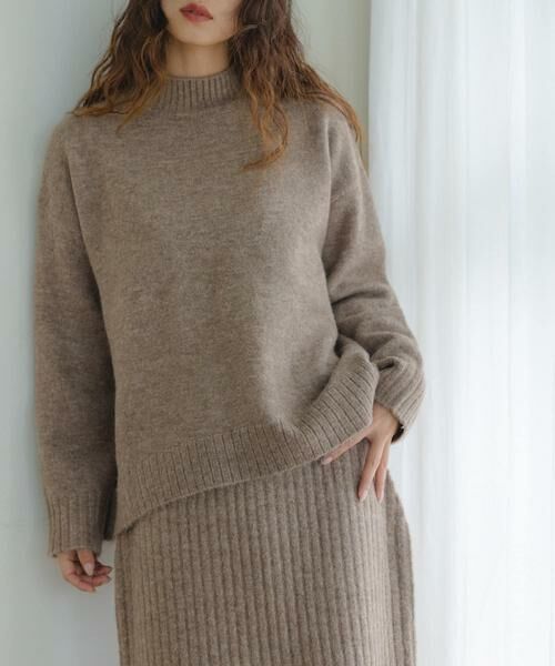 Sonny Label / サニーレーベル ワンピース | 『WEB限定』モックネックニット×スカートセットアップ | 詳細19