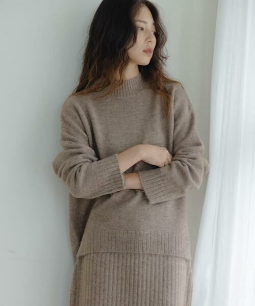 Sonny Label / サニーレーベル ワンピース | 『WEB限定』モックネックニット×スカートセットアップ | 詳細20