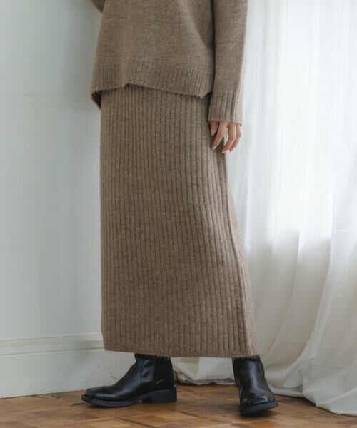 Sonny Label / サニーレーベル ワンピース | 『WEB限定』モックネックニット×スカートセットアップ | 詳細22