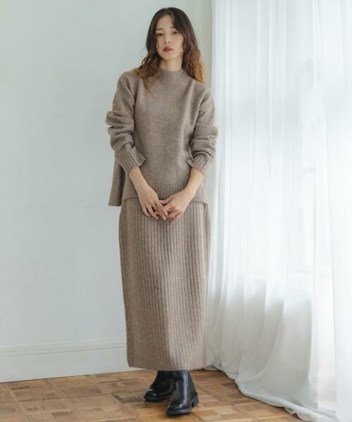 Sonny Label / サニーレーベル ワンピース | 『WEB限定』モックネックニット×スカートセットアップ | 詳細24