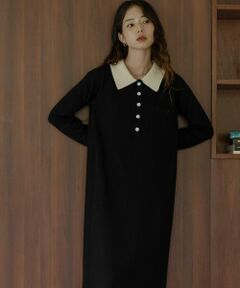 Sonny Label / サニーレーベル ワンピース | 『WEB限定』ニットポロワンピース