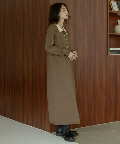 Sonny Label / サニーレーベル ワンピース | 『WEB限定』ニットポロワンピース | 詳細6