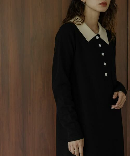 Sonny Label / サニーレーベル ワンピース | 『WEB限定』ニットポロワンピース | 詳細16