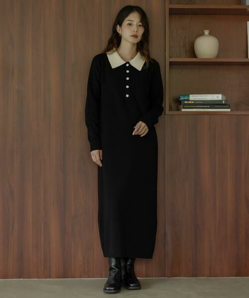 Sonny Label / サニーレーベル ワンピース | 『WEB限定』ニットポロワンピース | 詳細18