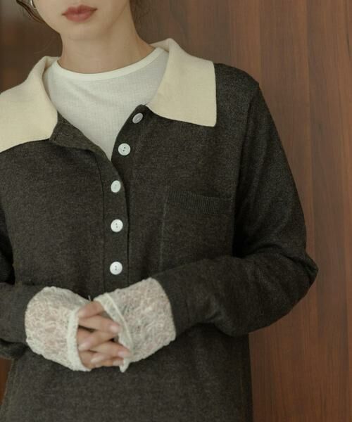 Sonny Label / サニーレーベル ワンピース | 『WEB限定』ニットポロワンピース | 詳細23