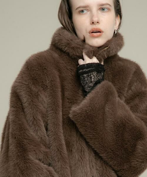 Sonny Label / サニーレーベル ブルゾン | ミンクライクファーブルゾン | 詳細1