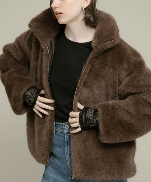 Sonny Label / サニーレーベル ブルゾン | ミンクライクファーブルゾン | 詳細2
