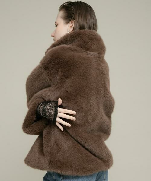 Sonny Label / サニーレーベル ブルゾン | ミンクライクファーブルゾン | 詳細4