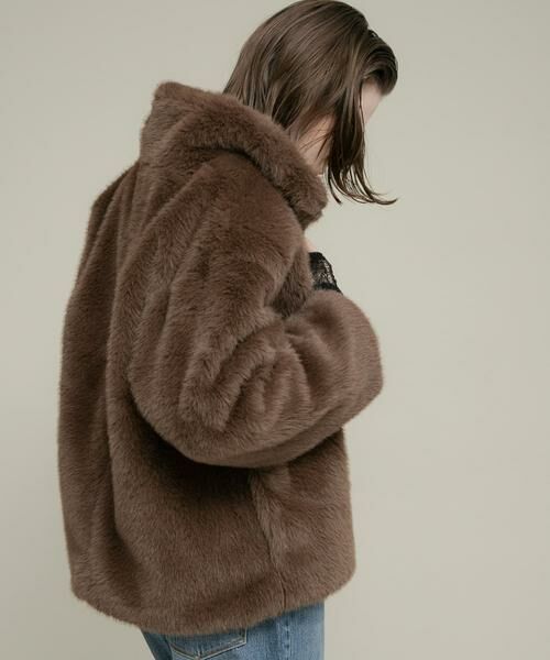 Sonny Label / サニーレーベル ブルゾン | ミンクライクファーブルゾン | 詳細5