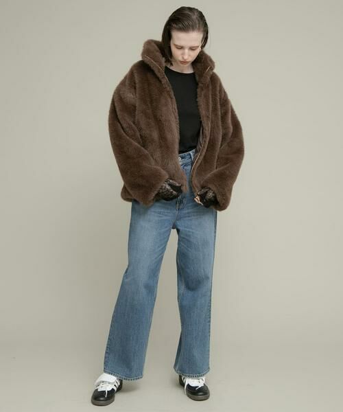Sonny Label / サニーレーベル ブルゾン | ミンクライクファーブルゾン | 詳細6
