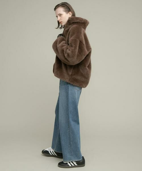 Sonny Label / サニーレーベル ブルゾン | ミンクライクファーブルゾン | 詳細7