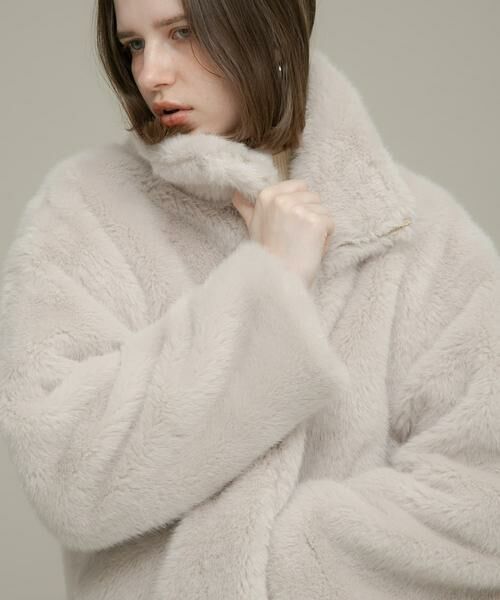 Sonny Label / サニーレーベル ブルゾン | ミンクライクファーブルゾン | 詳細15
