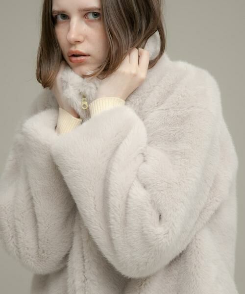 Sonny Label / サニーレーベル ブルゾン | ミンクライクファーブルゾン | 詳細16