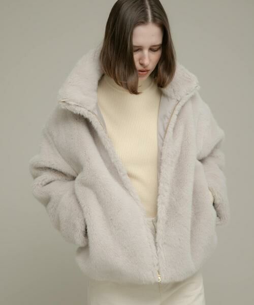 Sonny Label / サニーレーベル ブルゾン | ミンクライクファーブルゾン | 詳細17