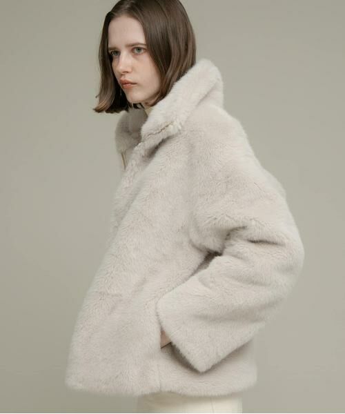 Sonny Label / サニーレーベル ブルゾン | ミンクライクファーブルゾン | 詳細18