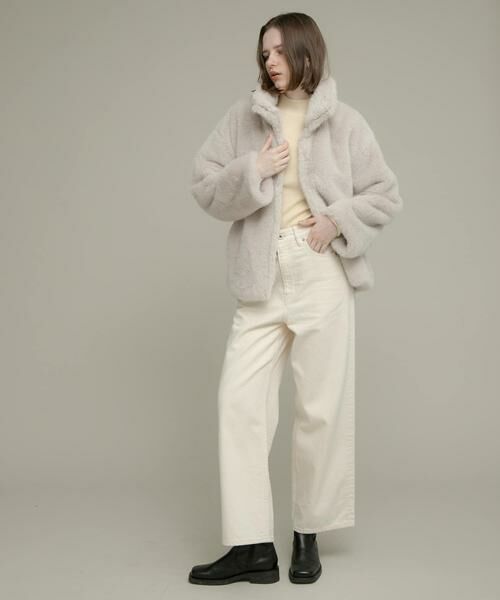 Sonny Label / サニーレーベル ブルゾン | ミンクライクファーブルゾン | 詳細20