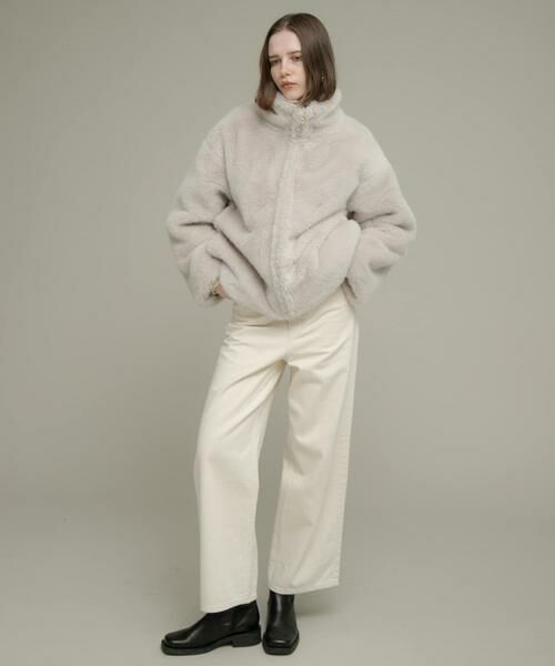 Sonny Label / サニーレーベル ブルゾン | ミンクライクファーブルゾン | 詳細21