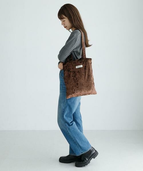 Sonny Label / サニーレーベル トートバッグ | クラッシュベロアトートバッグ | 詳細2