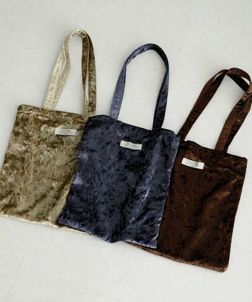 Sonny Label / サニーレーベル トートバッグ | クラッシュベロアトートバッグ | 詳細5