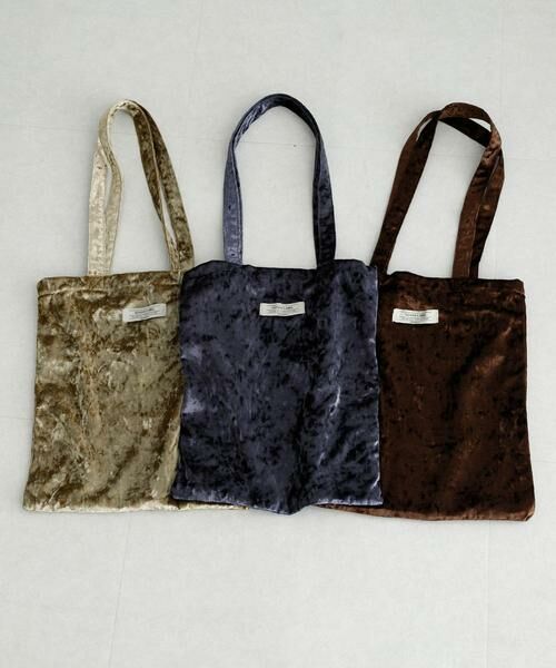 Sonny Label / サニーレーベル トートバッグ | クラッシュベロアトートバッグ | 詳細6