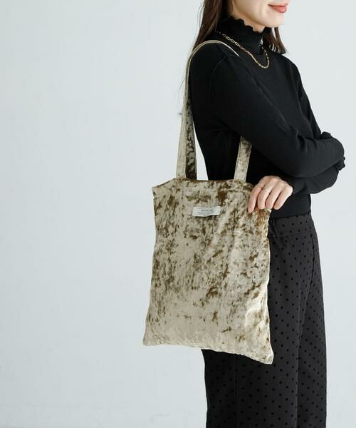 Sonny Label / サニーレーベル トートバッグ | クラッシュベロアトートバッグ | 詳細13